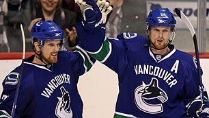 I'm expecting the Sedins to put up some points tonight.